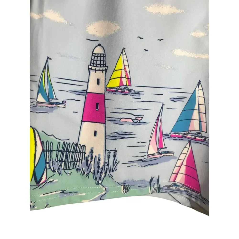 Vineyard Vines Men's Swimsuit Montauk Ice Water Size Small NWT MSRP $98.50